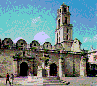 The Basílica Menor of San Francisco de Asís in Havana, where the Anniversary was celebrated