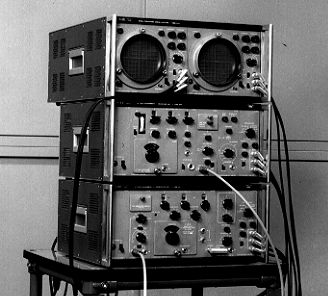 Basilio Catania 's measurement setup for microwave and satellite links