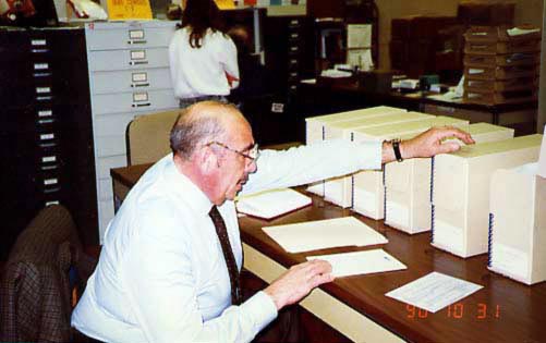 Meucci Folders at National Archives New York